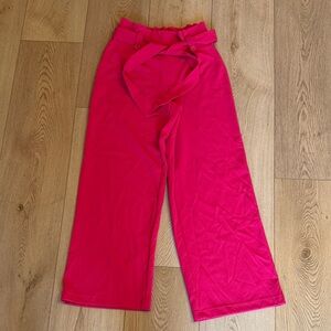 Sincerely Jules Vibrant Pink Wide Leg Pants
